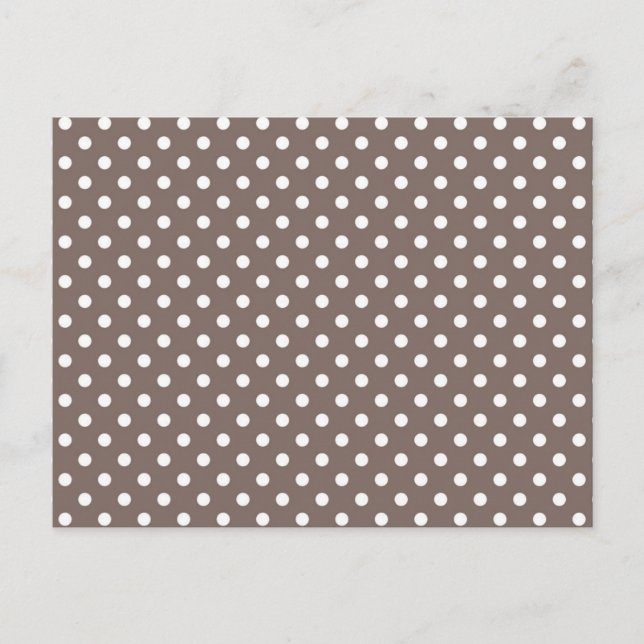 Polka dot mönster vykort (Framsida)