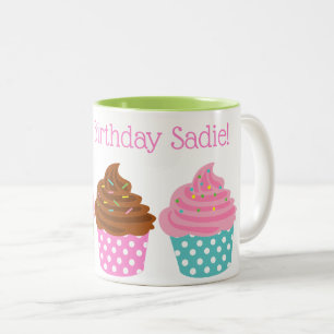 Polka Dot Muffins Personlig mugg