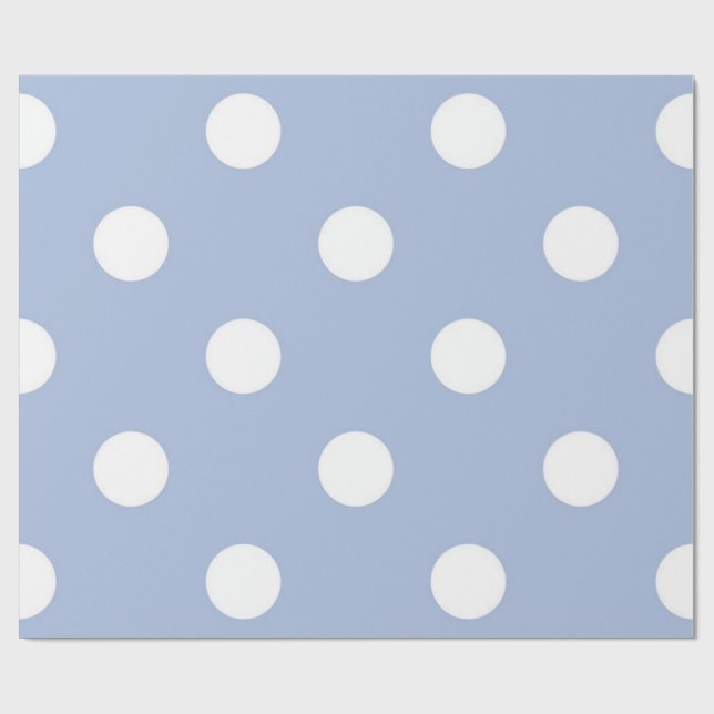 Polka dot pattern presentpapper (Platt)