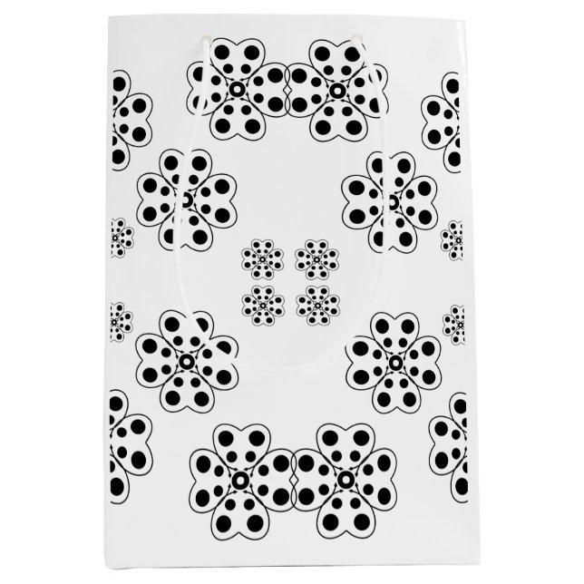 Polka Dot Petals Mönster (Framsidan)