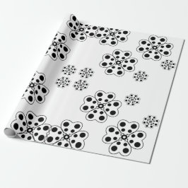 Polka Dot Petals Mönster Presentpapper