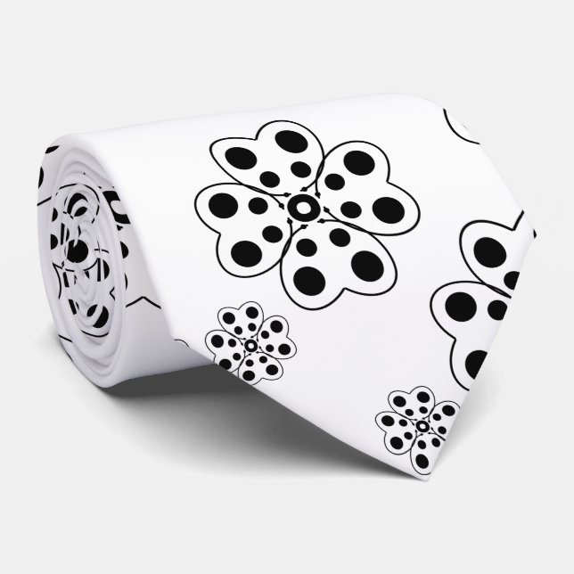 Polka Dot Petals Mönster Slips (Rullad)