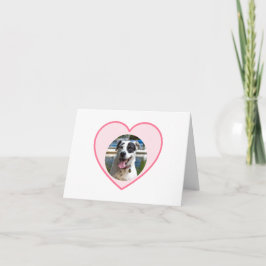 Polka Dot Photo Birthday Tack Kort
