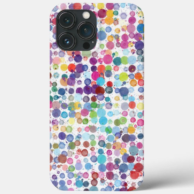 Polka Dot Pixly Phone Case (Baksida)