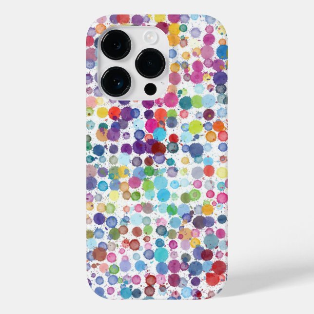 Polka Dot Pixly Phone Case (Baksida)