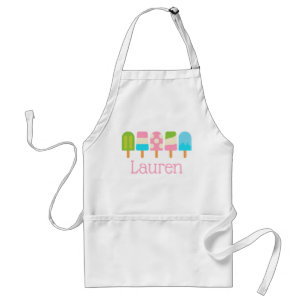 Polka Dot Popsicles Personlig Apron Förkläde
