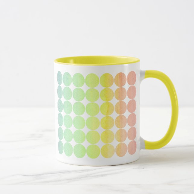 Polka Dot Rainbow 1 Mugg (Höger)