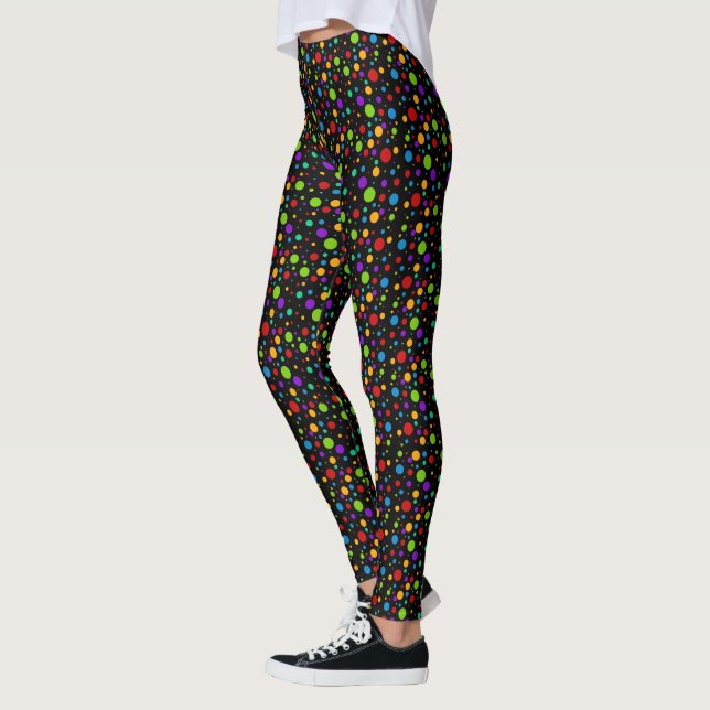 Polka Dot Rainbow Leggings (Vänster)