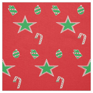 Polka Dot Red jul Fabrics KriyasCollection Tyg