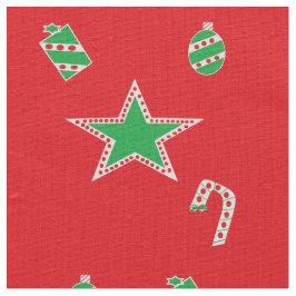 Polka Dot Red jul Fabrics KriyasCollection Tyg