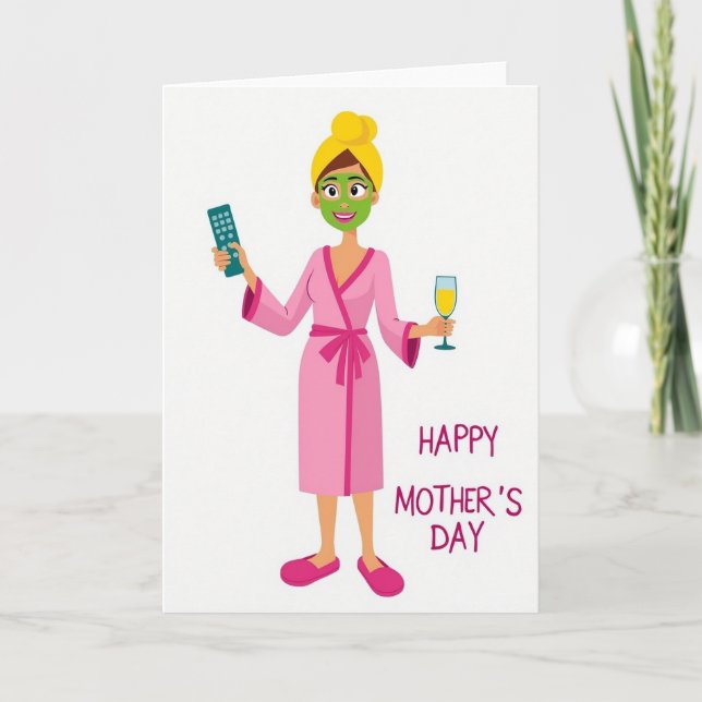 Polka Dot Relaxation Card Kort (Framsida)