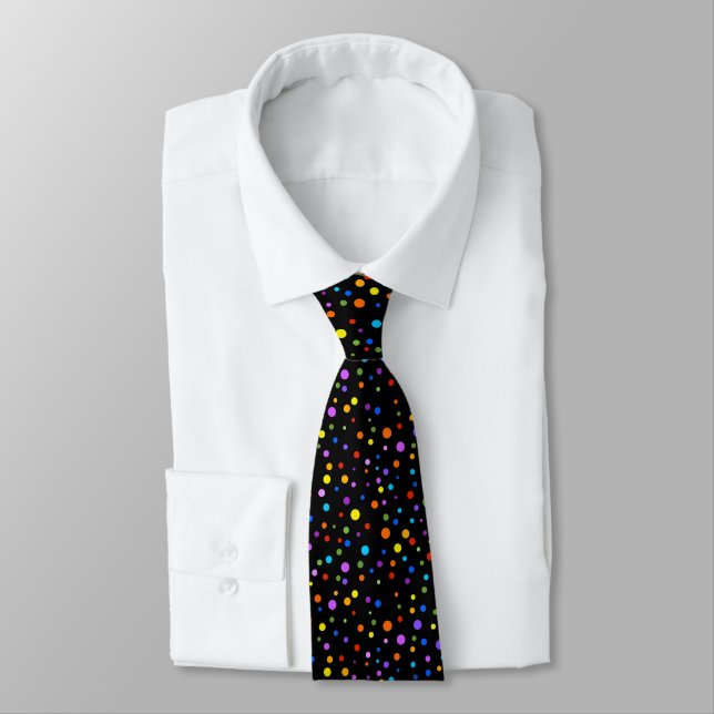 Polka Dot Roligt Tie Slips (Bunden)