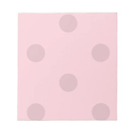 Polka Dot Rosa Anteckningsblock