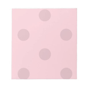 Polka Dot  Rosa Anteckningsblock