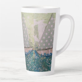 Polka-dot Sail Latte Mugg