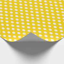 Polka Dot School Buss Gult