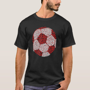 Polka Dot Soccer Player Internationell Dot Day 3 T Shirt