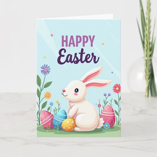 Polka Dot Spring Celebration Card Kort (Framsida)