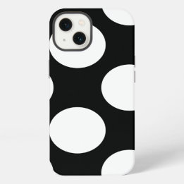 Polka Dot (svart & vit) Anpassningsbar storlek