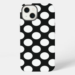 Polka Dot (Svart & Vit) Anpassningsbar storlek