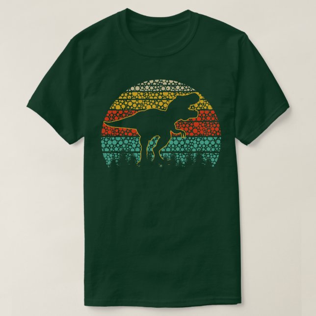 Polka Dot T Rex Dinosaur Internationell Dot Day Bo Shirt (Design framsida)