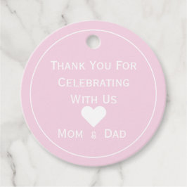 Polka Dot Tack för att hjälpa oss att fira Gåvor Etiketter