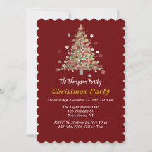 Polka Dot Tree Christmas Party