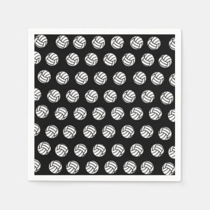 Polka Dot Volleyball Patten Pappra Napkins Pappersservett