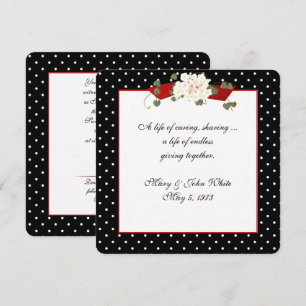 Polka Dot Vow Renewal Ceremony Inbjudningar
