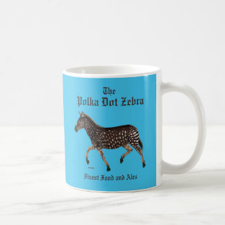 Polka Dot Zebra English Pub Kaffemugg