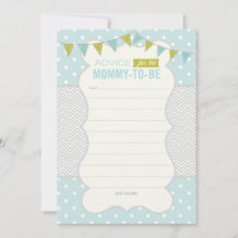 Polka Dota och Chevron Baby Shower Adapter