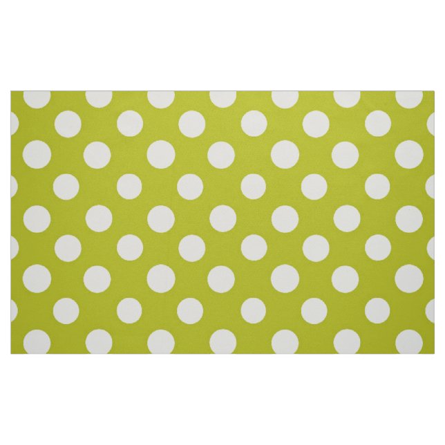 Polka Doted Fabric/Olive Tyg (Fat Quarter)