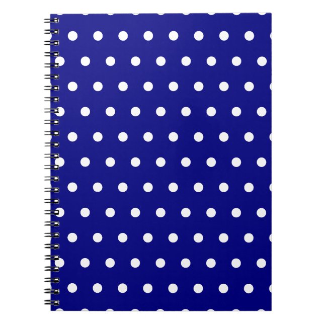 Polka dots anteckningsbok med spiral (Framsidan)