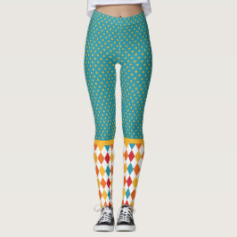 Polka dots & Argyle Leggings
