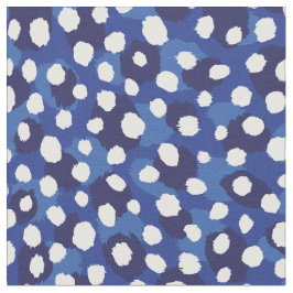 polka dots av Chicens blått och vitt texturtryck Tyg