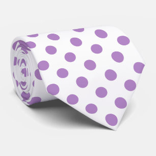 Polka dots av fuktig Lila Slips