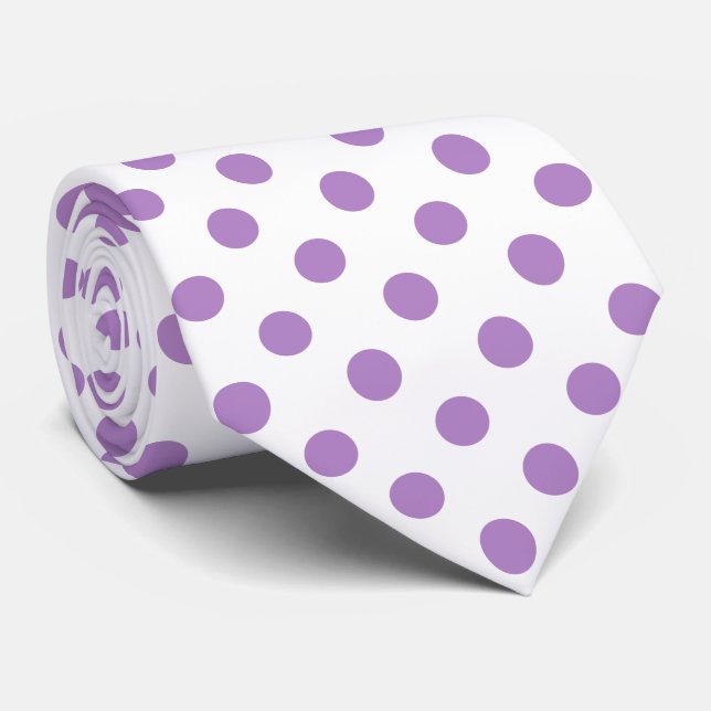 Polka dots av fuktig Lila Slips (Rullad)