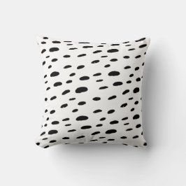 Polka dots Black Polka dots Dalmatien Mönster Kudde