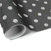 Polka dots Black White Linjer Chalkboard Linjer