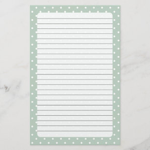Polka dots brevpapper