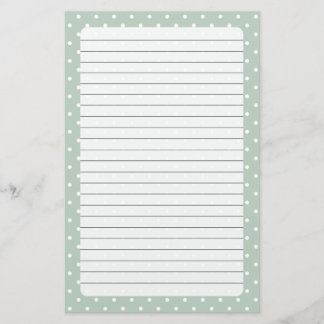 Polka dots brevpapper