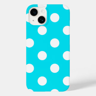Polka dots cyan hex-kod 00E3F4