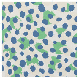 polka dots för färglös grönt blå cheetah tyg