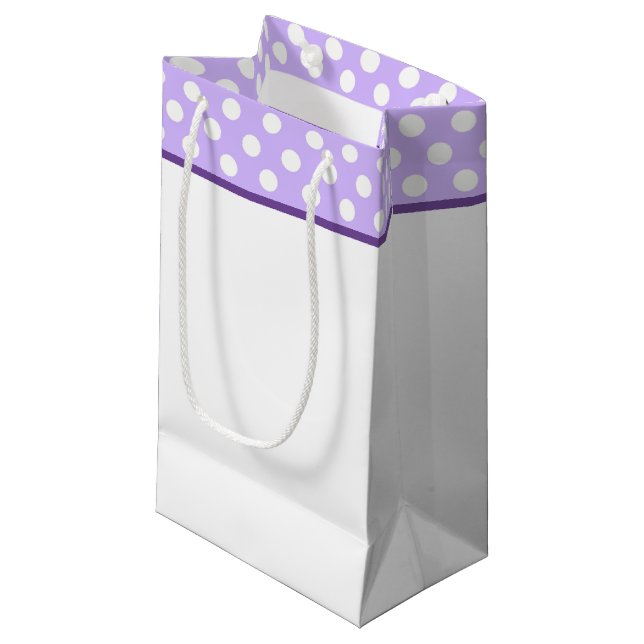 Polka dots Gift Bag (Framsidan Vinklad)