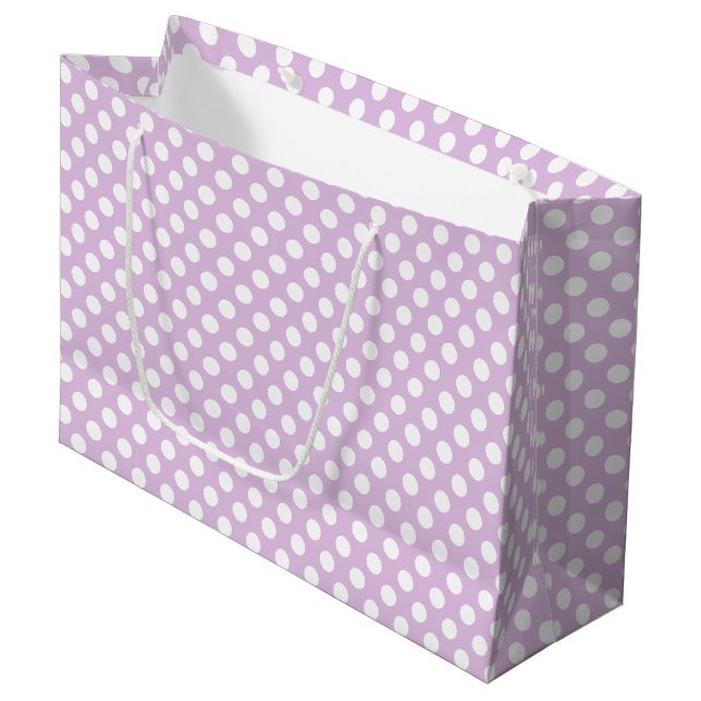 Polka dots Gift Bag (Framsidan Vinklad)