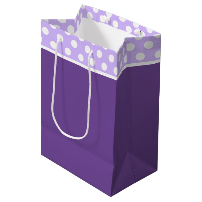 Polka dots Gift Bag (Framsidan Vinklad)