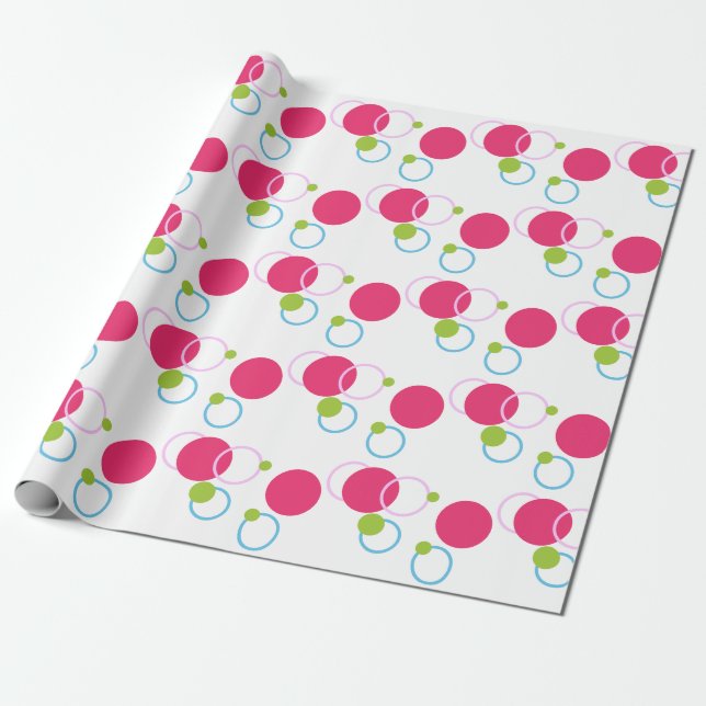 Polka dots Gift Wrapping Papper Presentpapper (Utrullad)