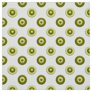 Polka dots görar grön inslag tyg