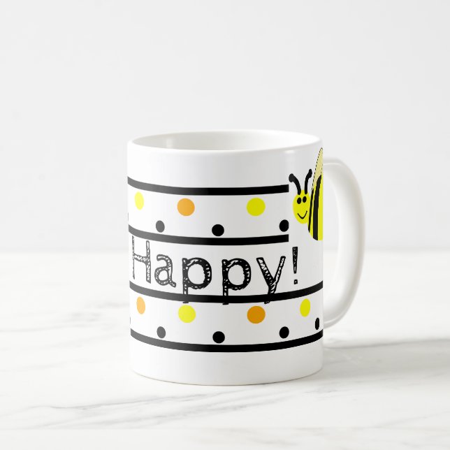 Polka dots Humla Kaffemugg (Framsida höger)