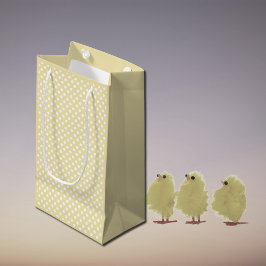 polka dots in butter  yellow